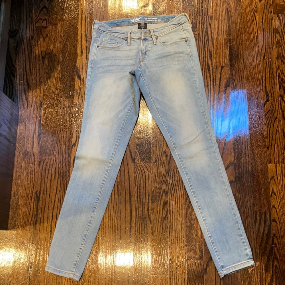 mossimo denim low rise skinny blue